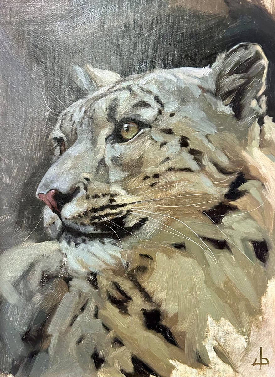 Snow Leopard by Julia Eva Bacon 