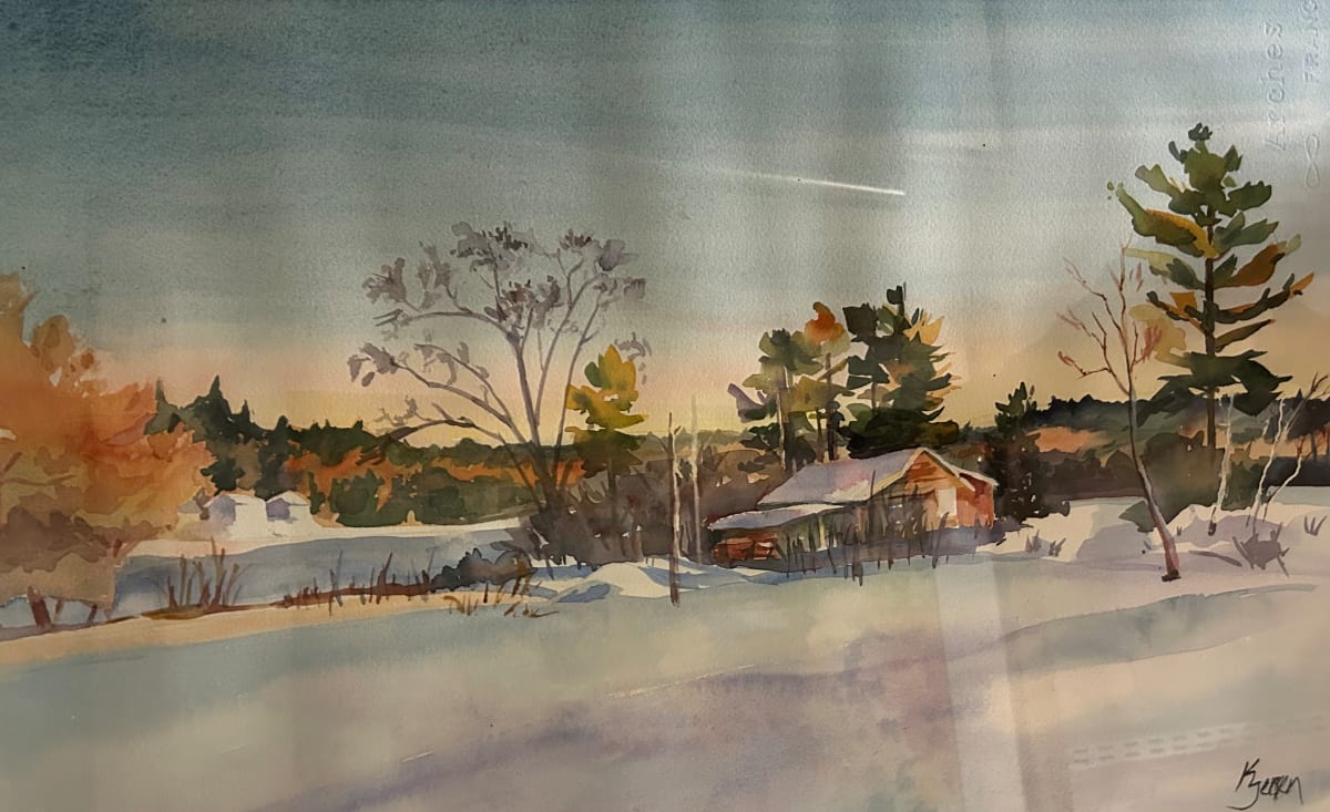 Autumn at Dusk by Kim Eng Yeo 
