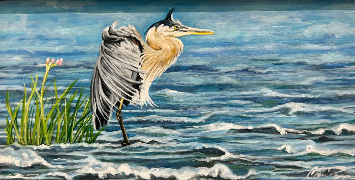 Heron by Claire Payne 