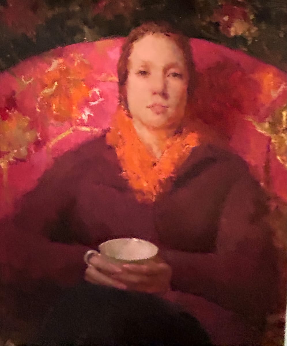 Woman in Red by Juan Jr. Ramirez 
