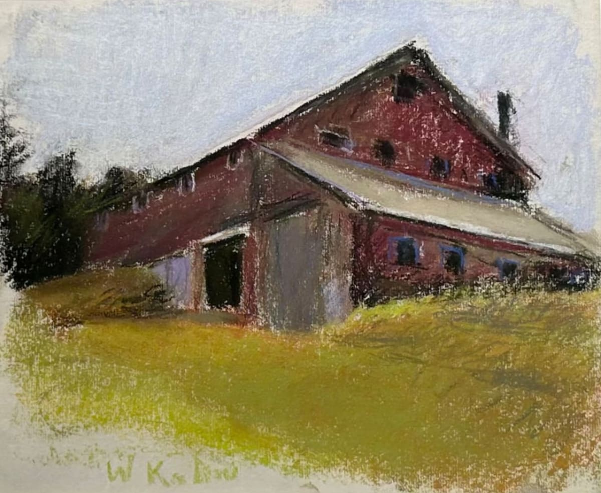 Barn in Cushing, ME by Wolf Kahn 