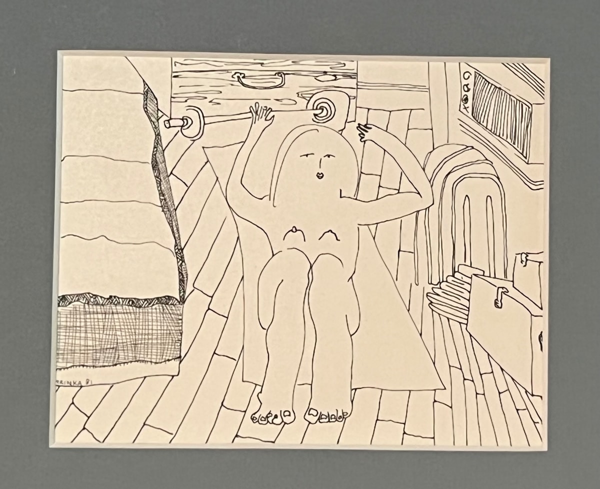 Woman Exercising by Randi Trinka 