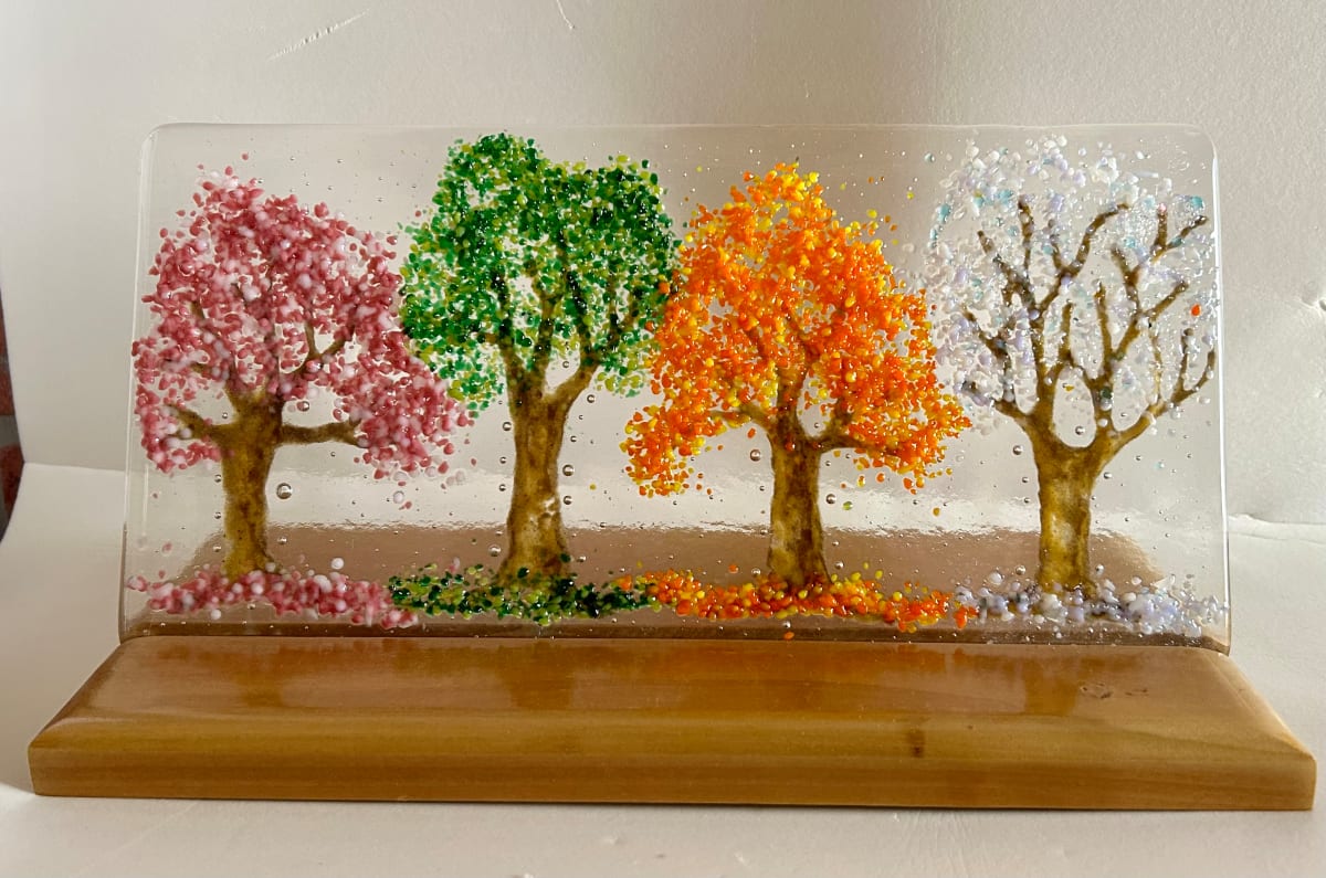 4 Seasons - Oak (yellow orange) by Cindy Cherrington 