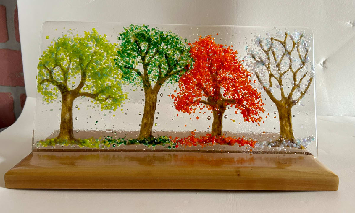 4 Seasons - Oak (red) by Cindy Cherrington 