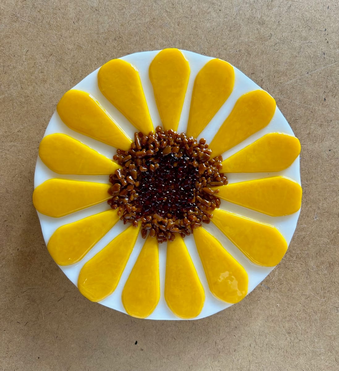 Garden Stake - yellow by Cindy Cherrington 