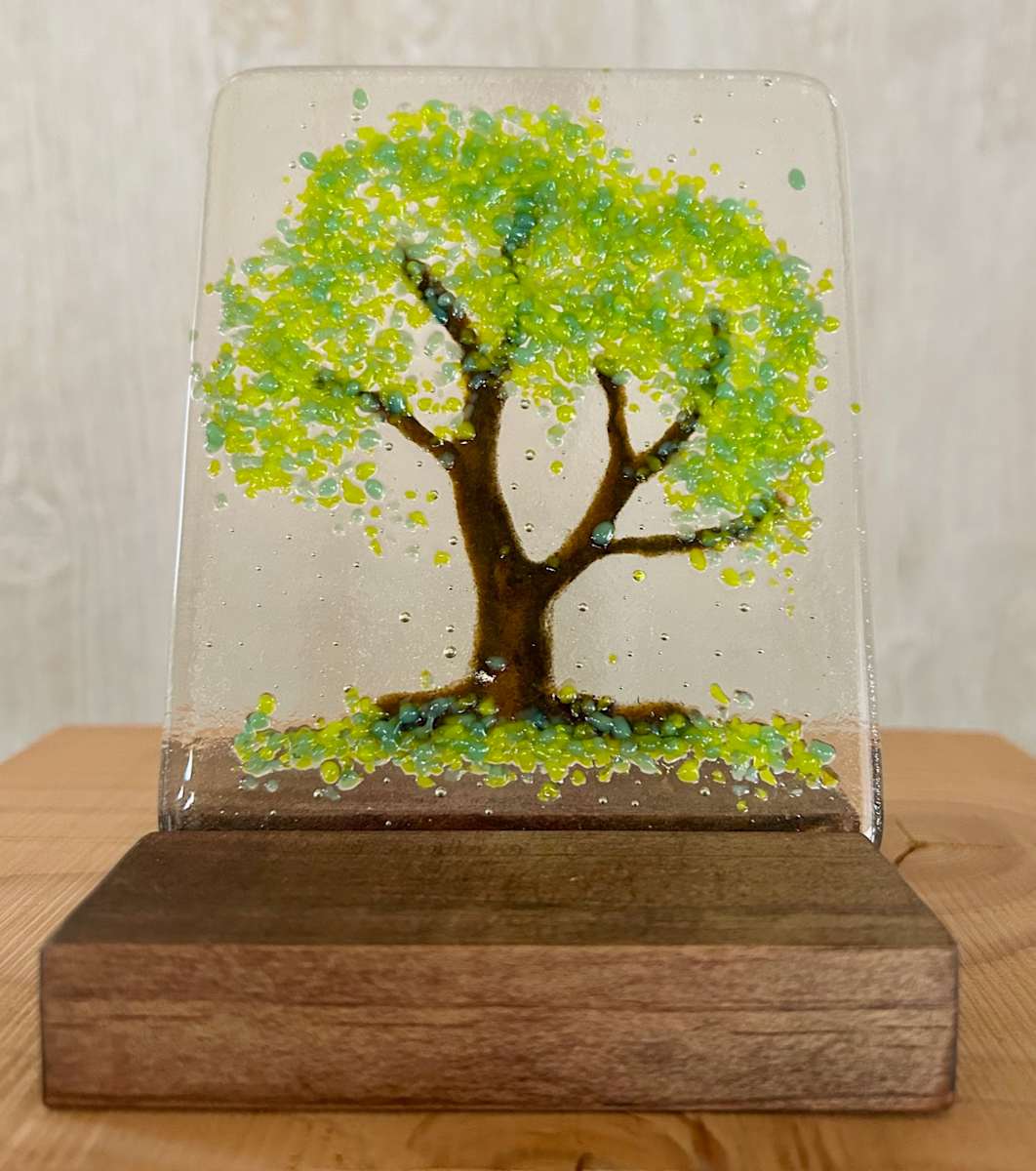 Fantasy Forest - Spring Green by Cindy Cherrington 