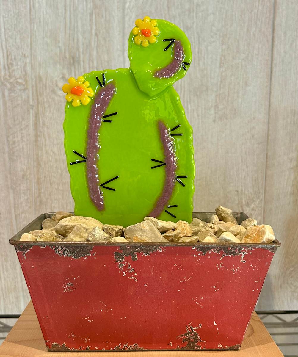 Potted Cacti Series by Cindy Cherrington 