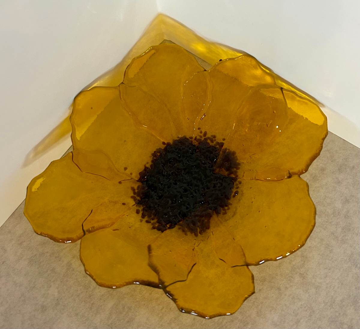 Marigold Flower Dish by Cindy Cherrington, Image 2.