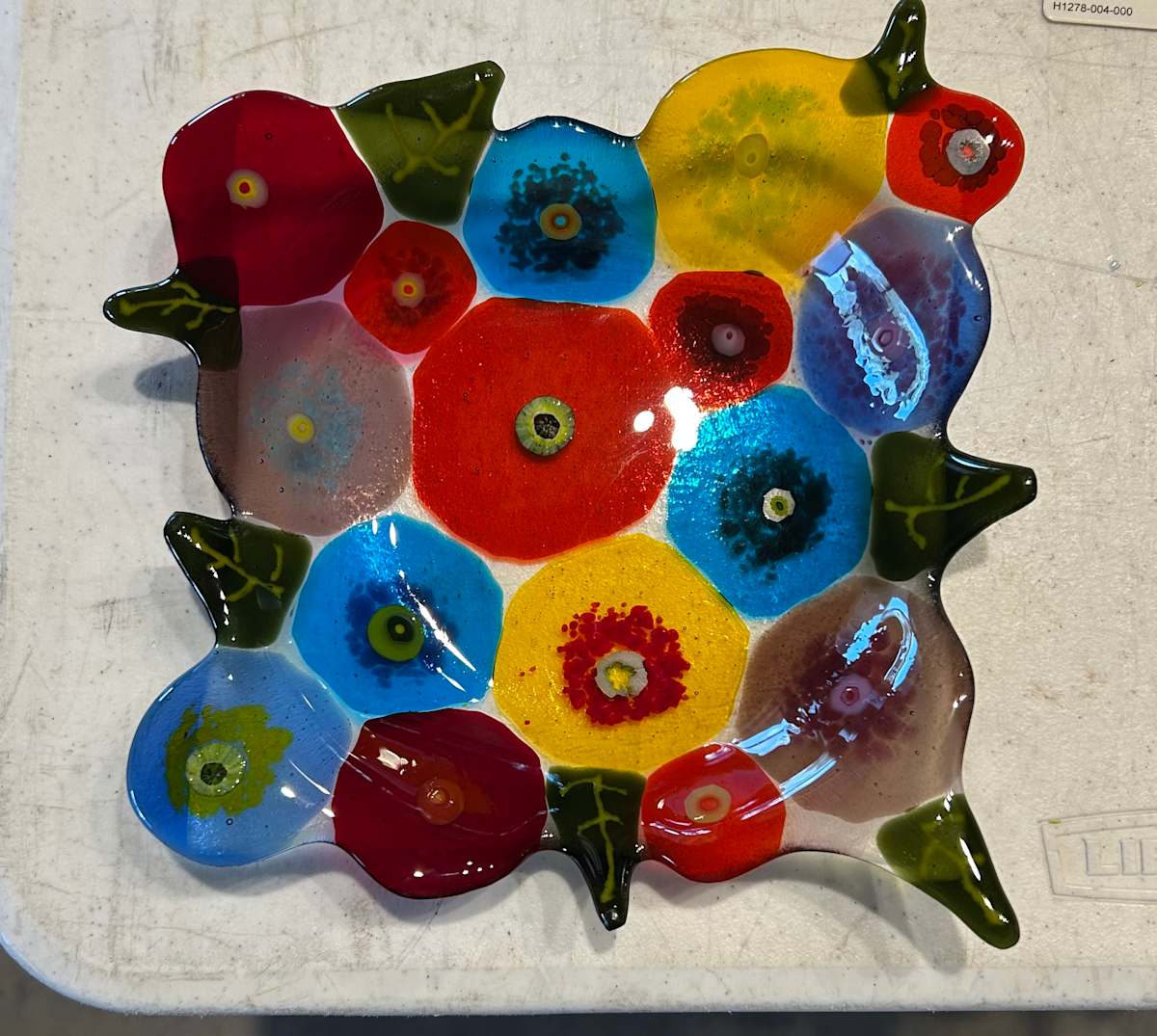 Flower Bowl by Cindy Cherrington  Image: Top view