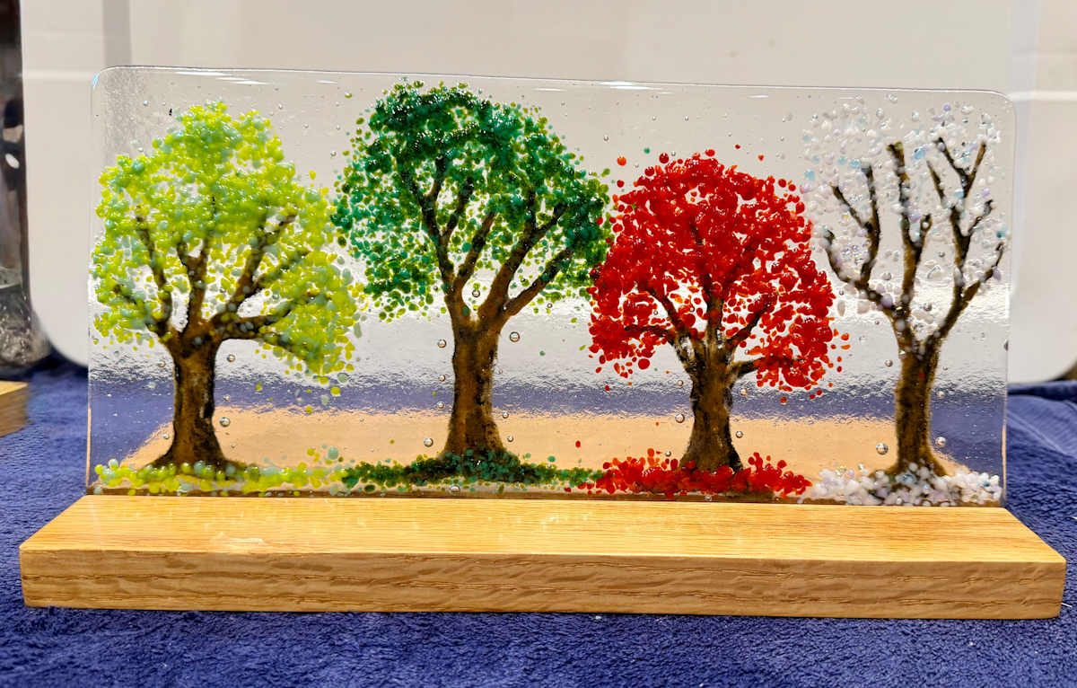 4 Season Oak - red by Cindy Cherrington, Image 1.