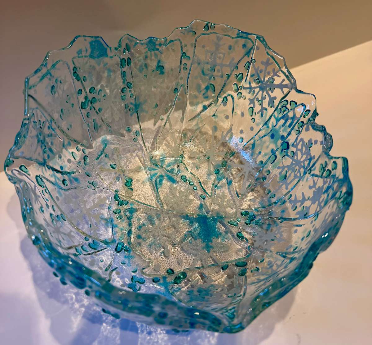 Ice Bowl -Snow Flakes by Cindy Cherrington, Image 1.