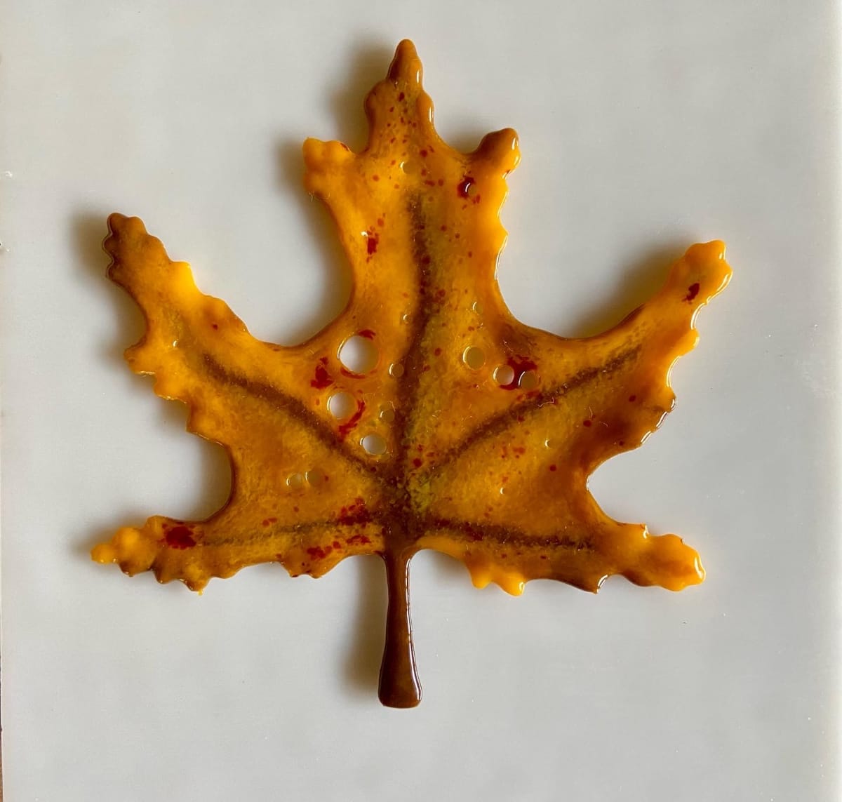Fallen Leaves Series - Yellow Maple by Cindy Cherrington, Image 1.