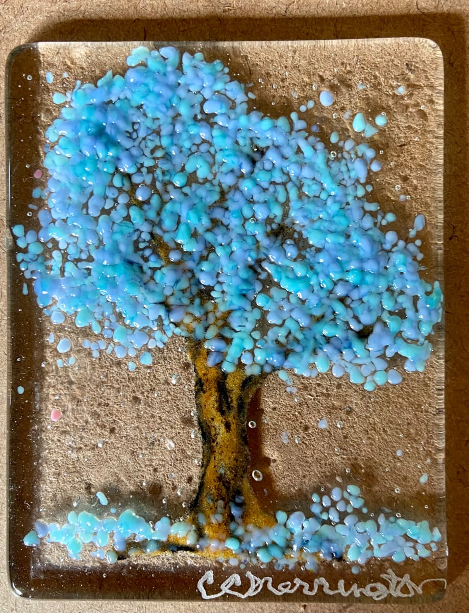 Fantasy Forest - Spring Blue by Cindy Cherrington 