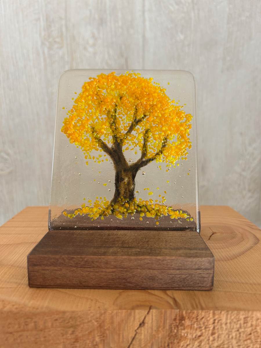 Fantasy Forest - Yellow by Cindy Cherrington 