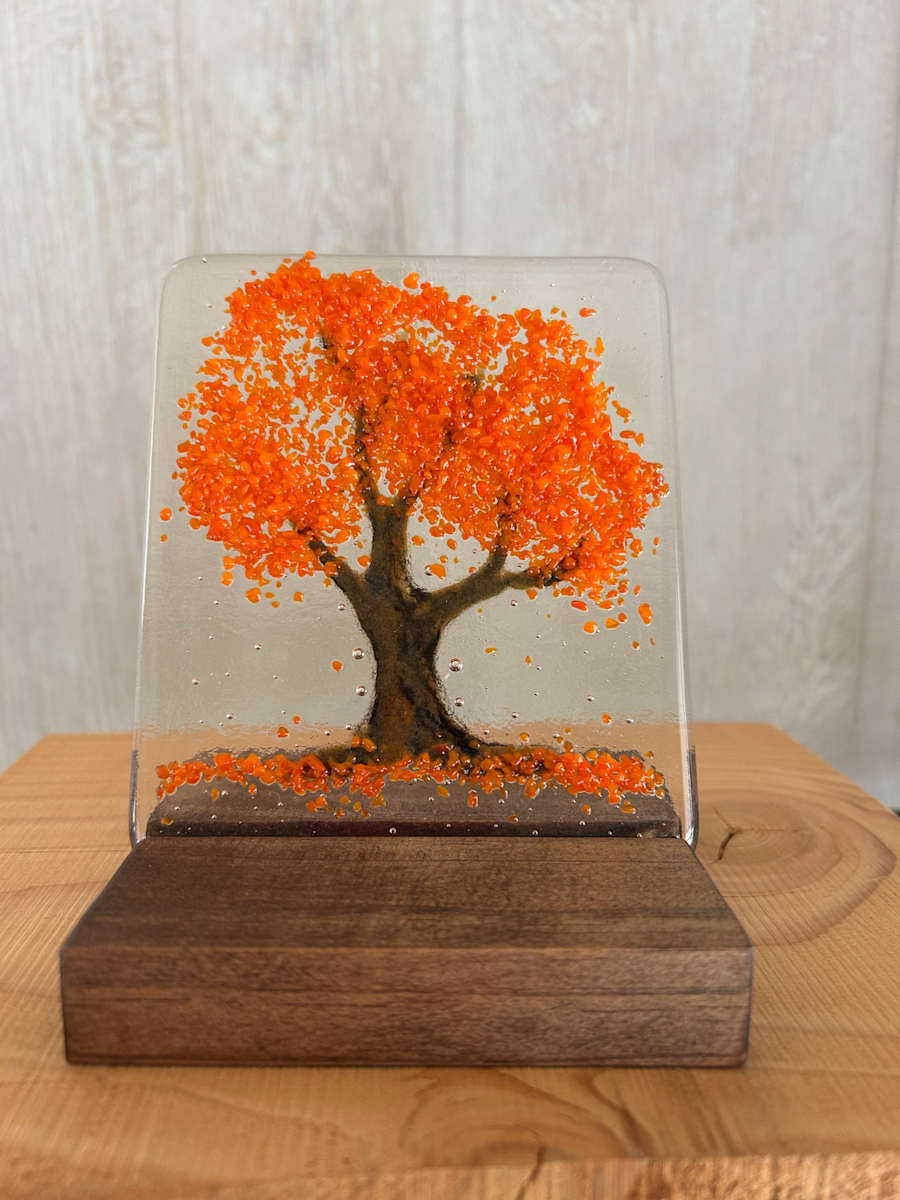 Fantasy Forest - orange by Cindy Cherrington, Image 2.