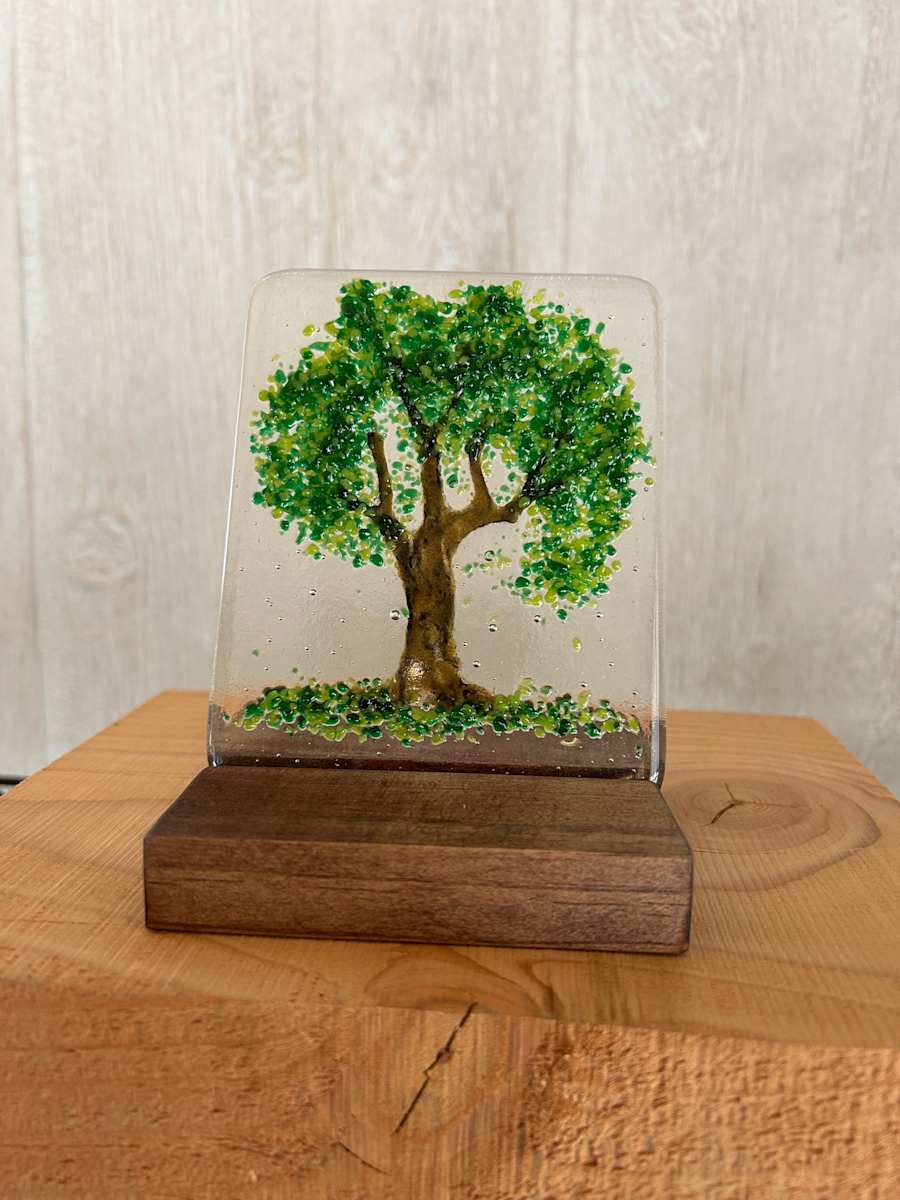 Fantasy Forest - green by Cindy Cherrington 