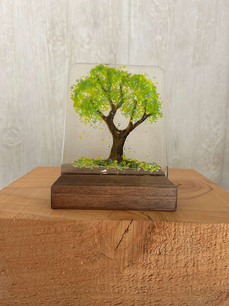 Fantasy Forest - Spring Green by Cindy Cherrington, Image 2.