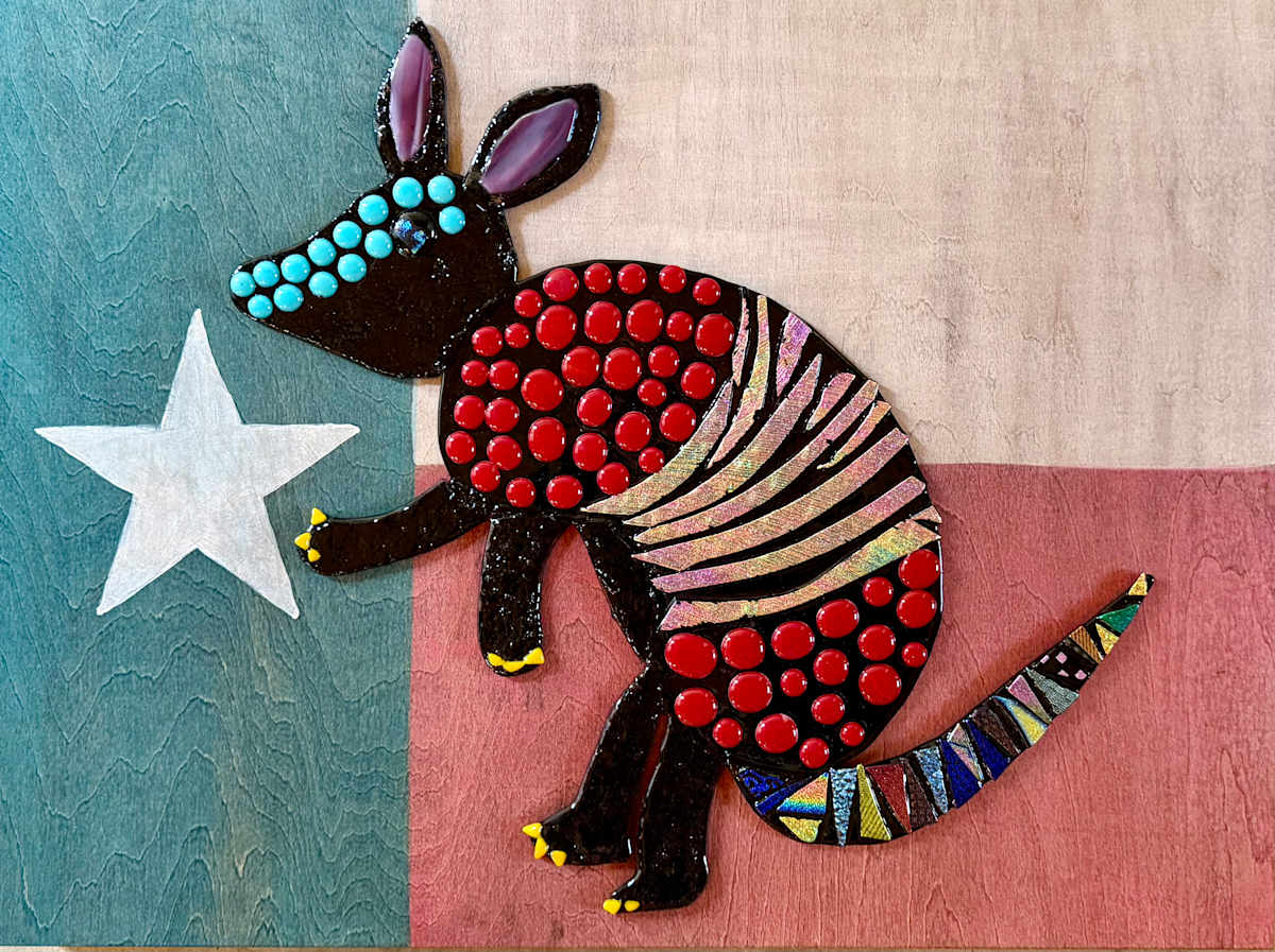 Texas Born by Cindy Cherrington  Image: Texas Born for the 2025 Armadillo Christmas Bizarre