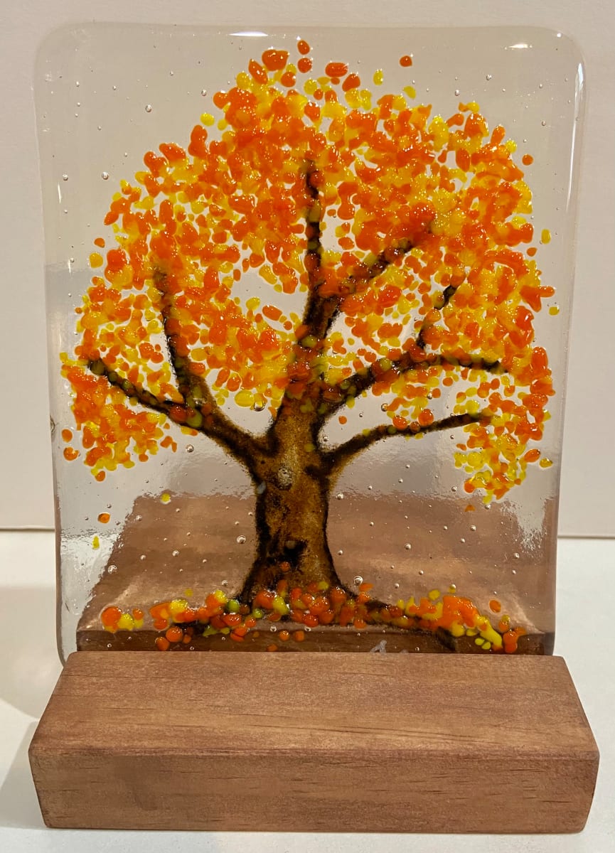 Fantasy Forest - Yellow Orange by Cindy Cherrington, Image 1.