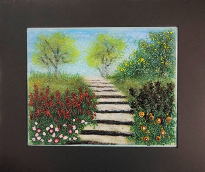 Garden Steps (01424) by Cindy Cherrington 