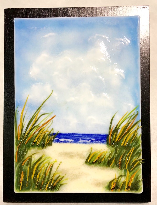 Grassy Beach by Cindy Cherrington 