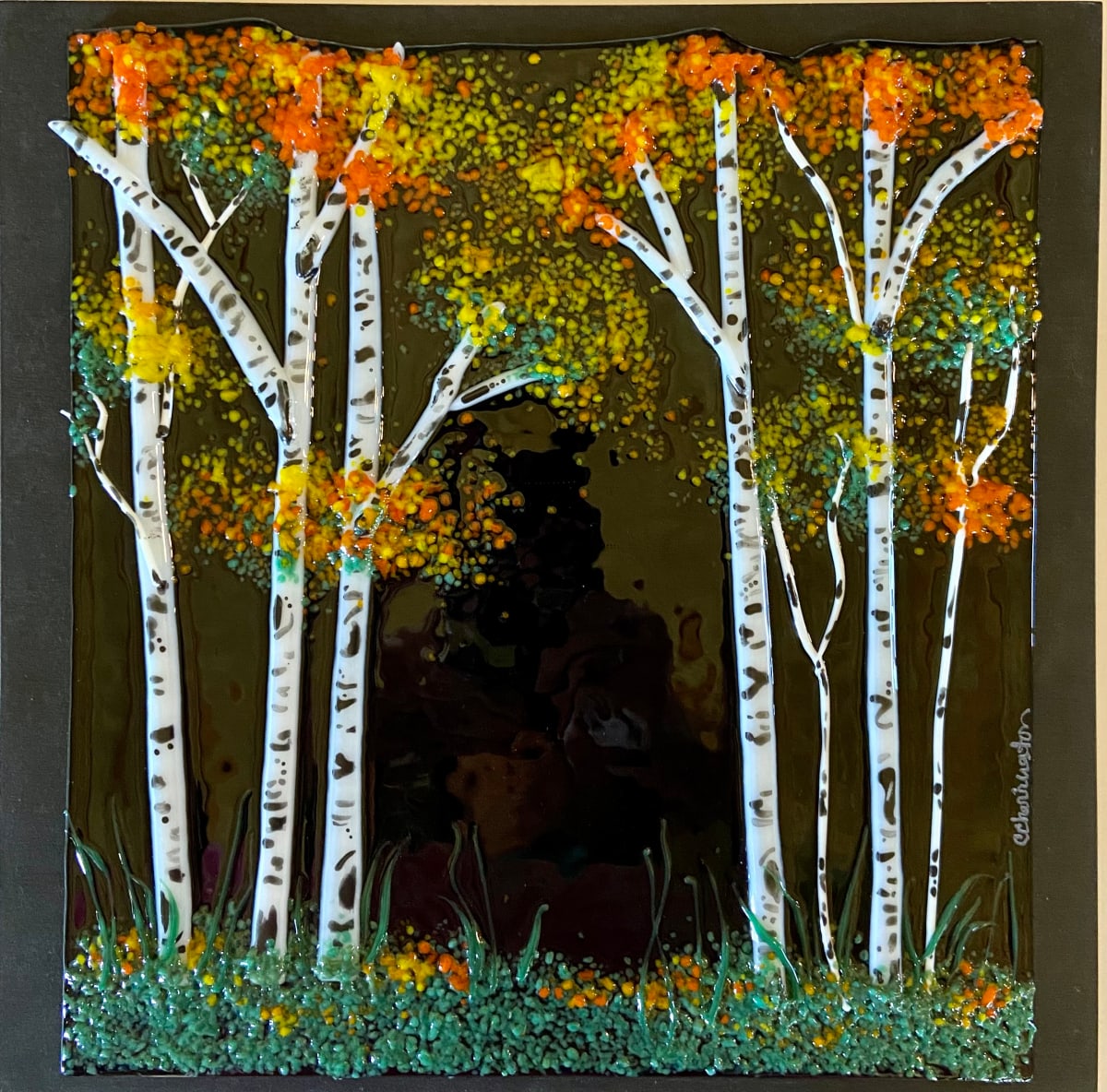 Night Aspens, Image 1.