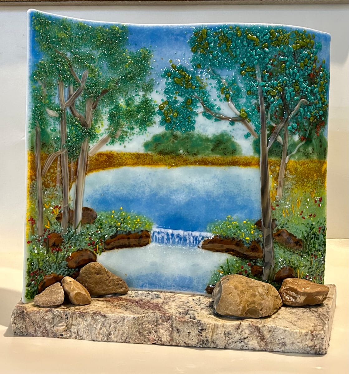 Stone Pond by Cindy Cherrington 