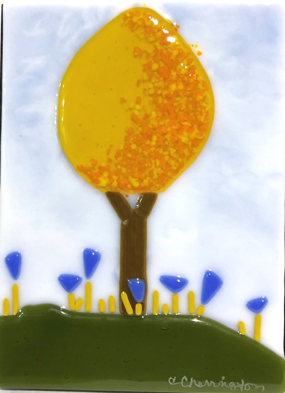 Popcycle Tree (Yellow) by Cindy Cherrington 