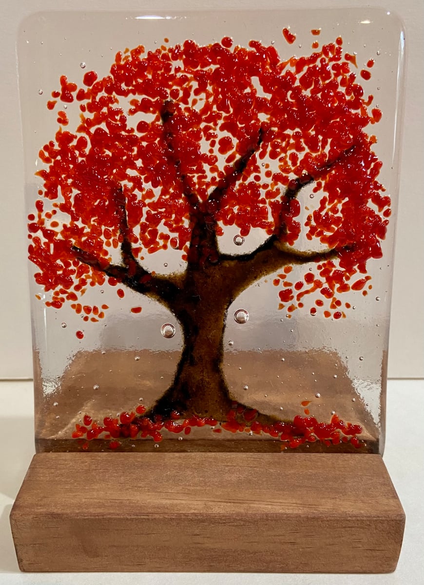 Fantasy Forest - Red by Cindy Cherrington 