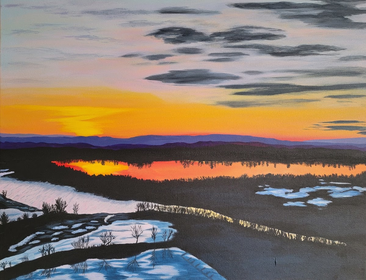 Golden Horizon by Monique Godin  Image: Petrie Island, Ottawa
