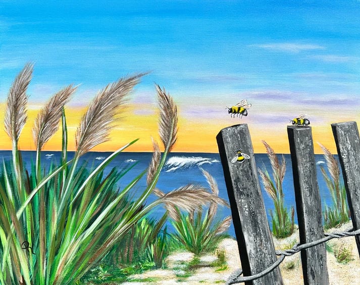 3B - Commission Painting by Donna Richardson, Image 1.