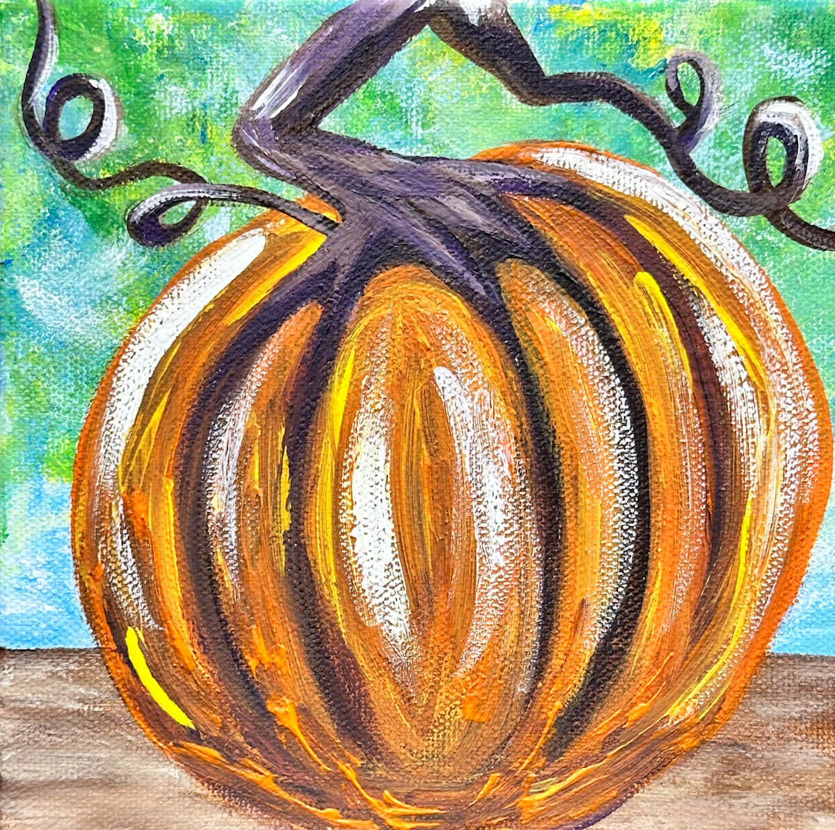 Tabletop Pumpkin by Donna Richardson, Image 1.