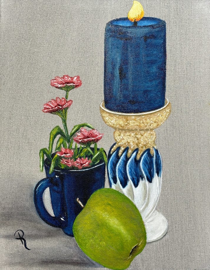 Blue and Green Harmony by Donna Richardson 