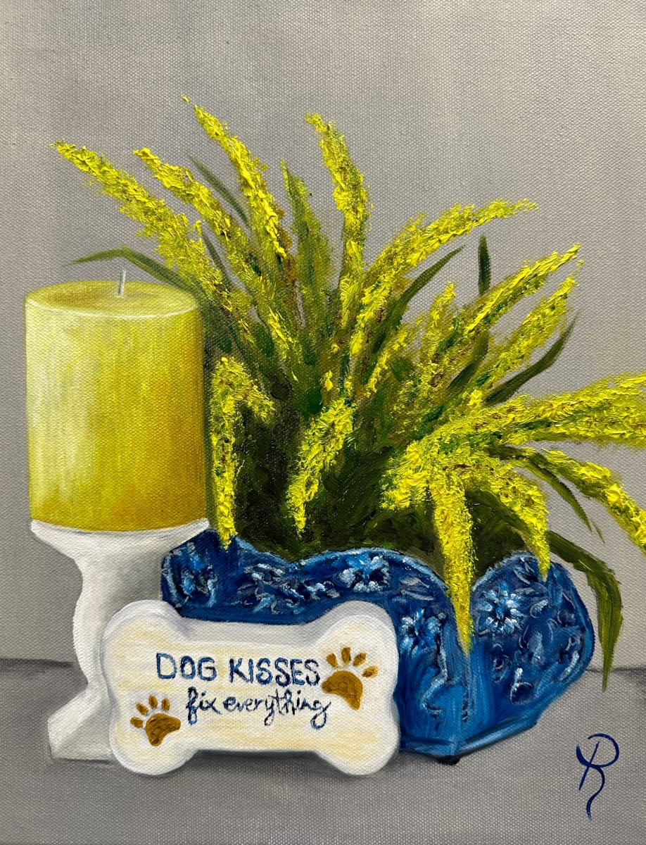 Golden Dog Kisses by Donna Richardson 