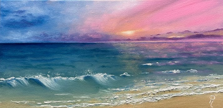 Pink Sunset by Donna Richardson 