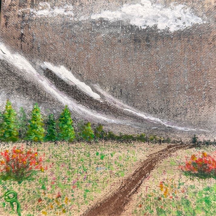 Snowy Spring Summit by Donna Richardson, Image 1.
