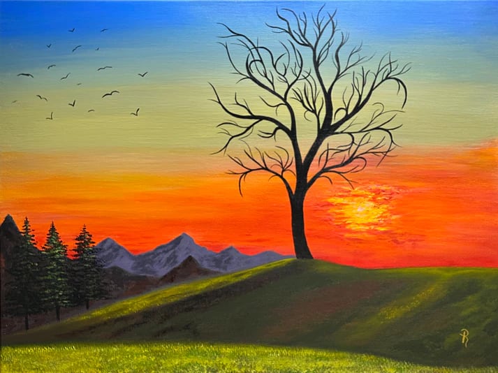 Sunset Solitude by Donna Richardson 