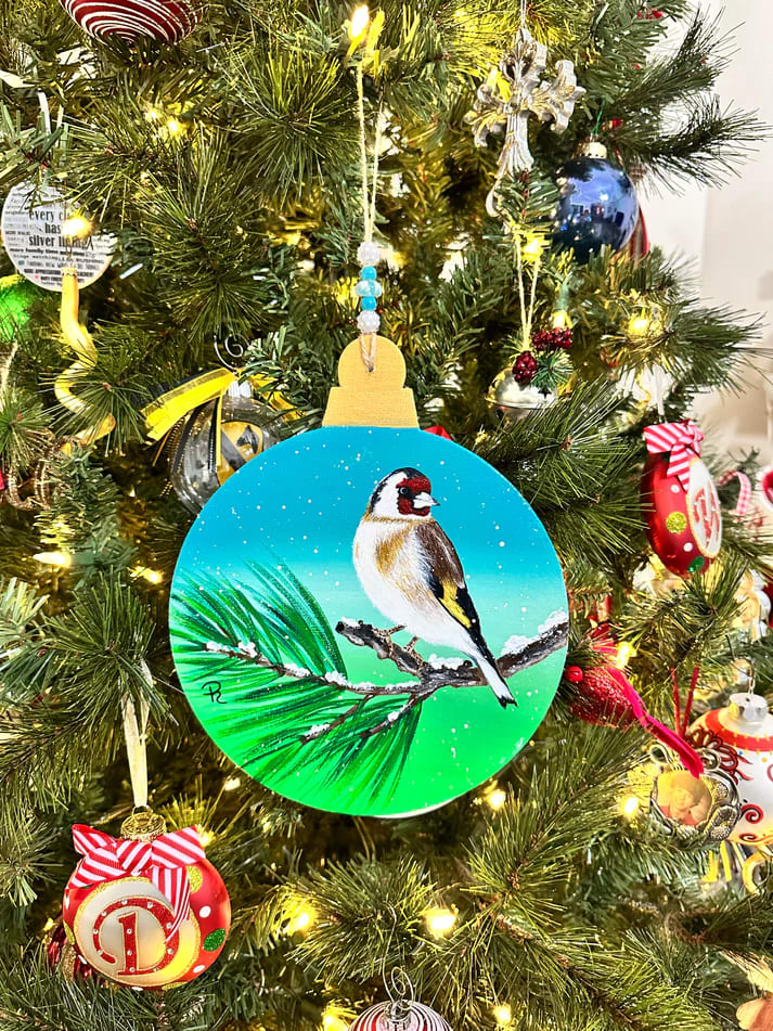 Winter Goldfinch by Donna Richardson 