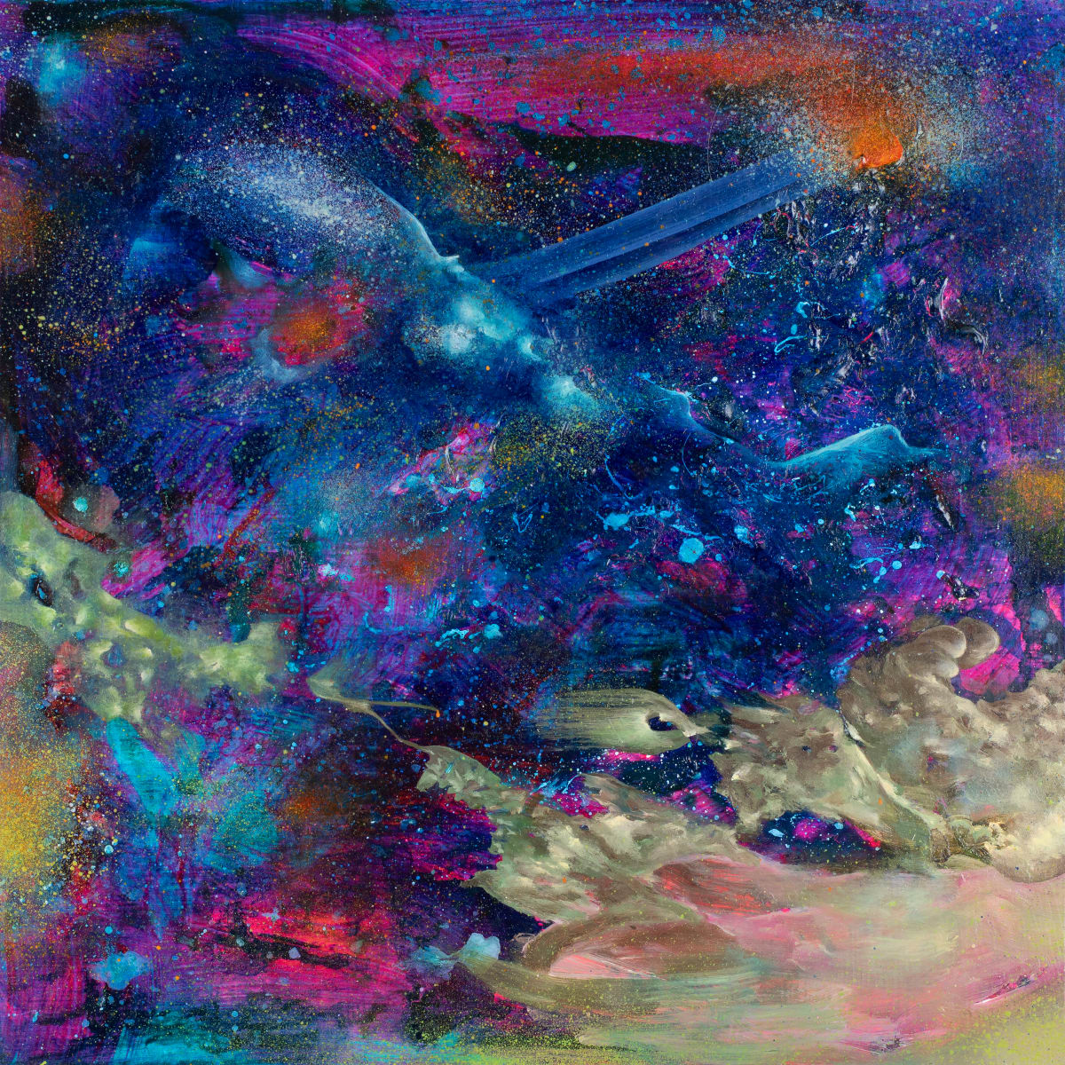 Phthalo Lagoon by Lisa Marie Jakab 