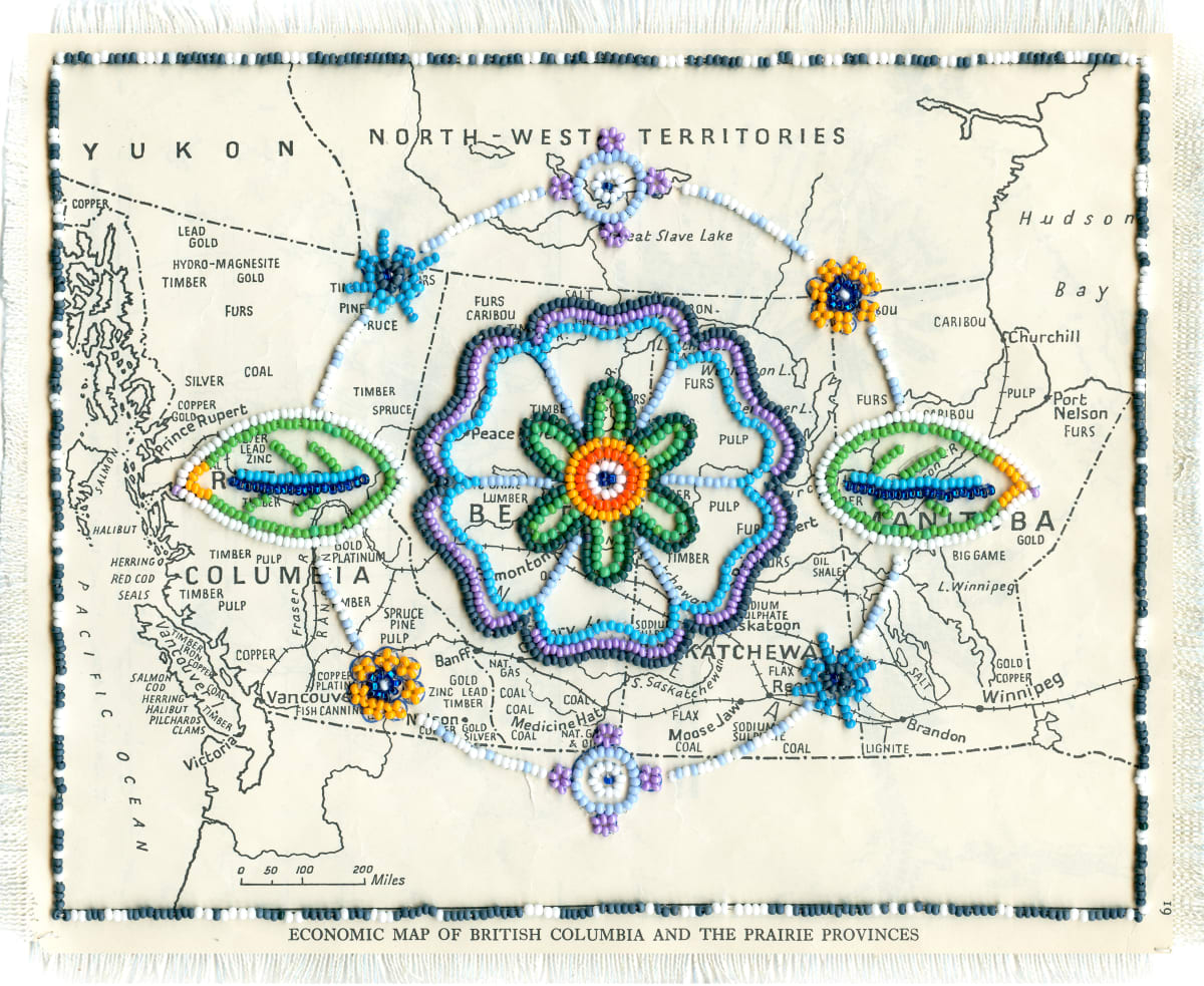 Pas Finii -(We are) Not Finished by Kim Stewart  Image: Full piece with fringe