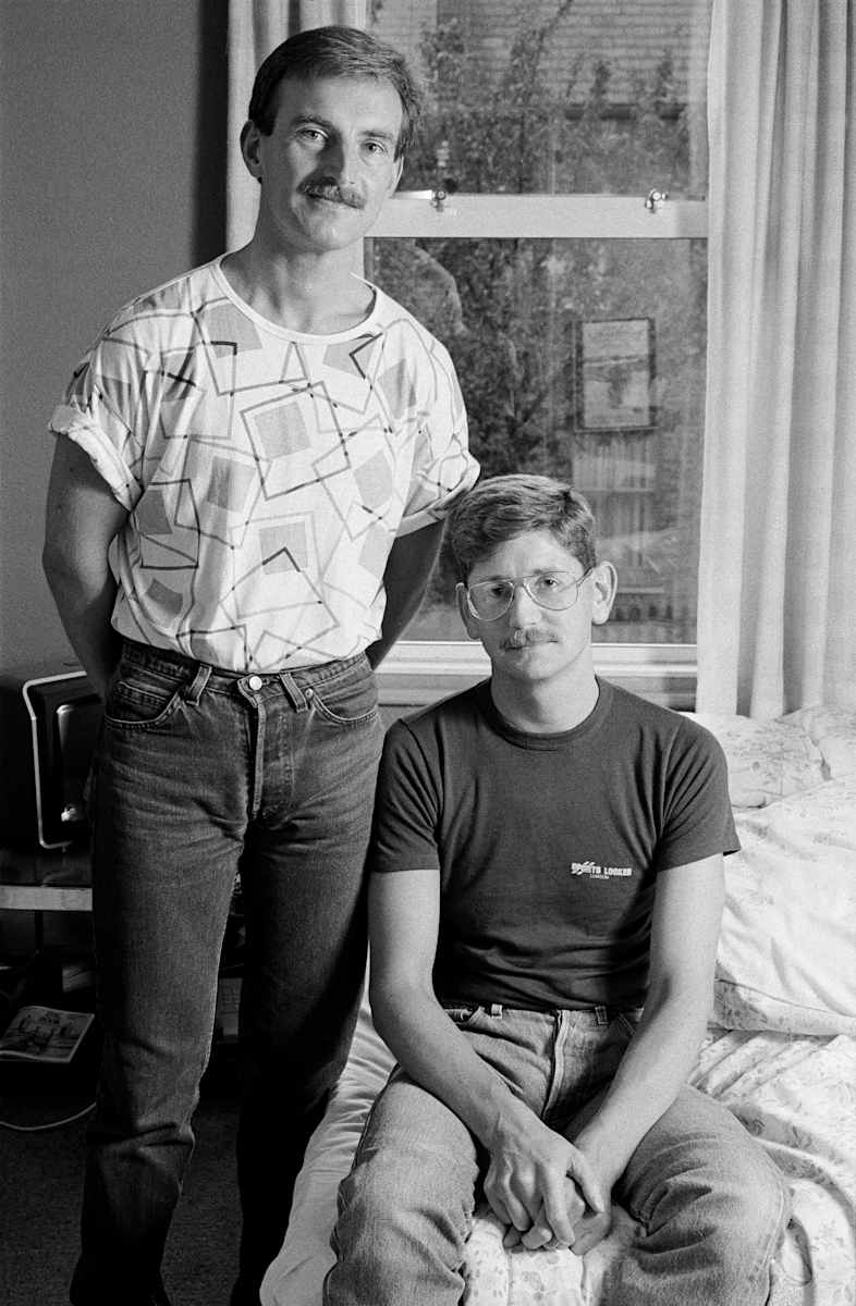 Lovers - Ten Years On, John & John Exhibition Print by Sunil Gupta, Image 1.