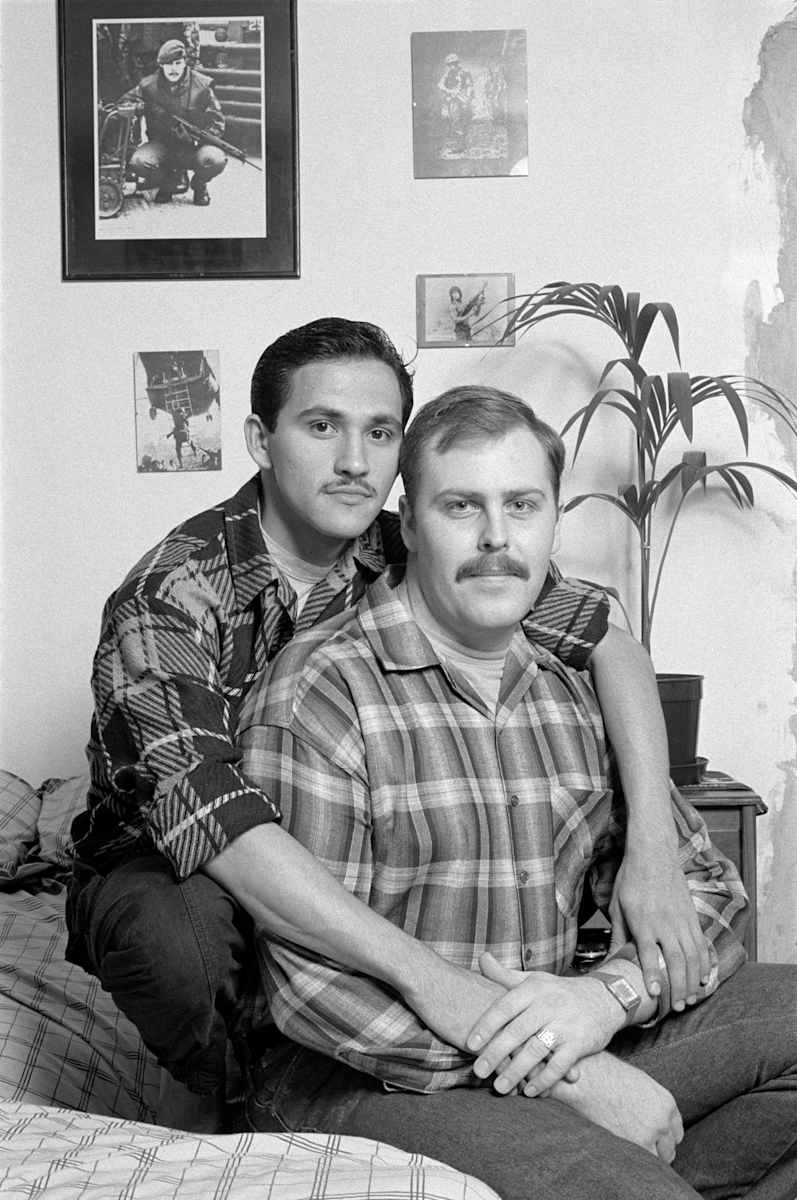 Lovers - Ten Years On, Eduardo & Ewan Exhibition Print by Sunil Gupta 