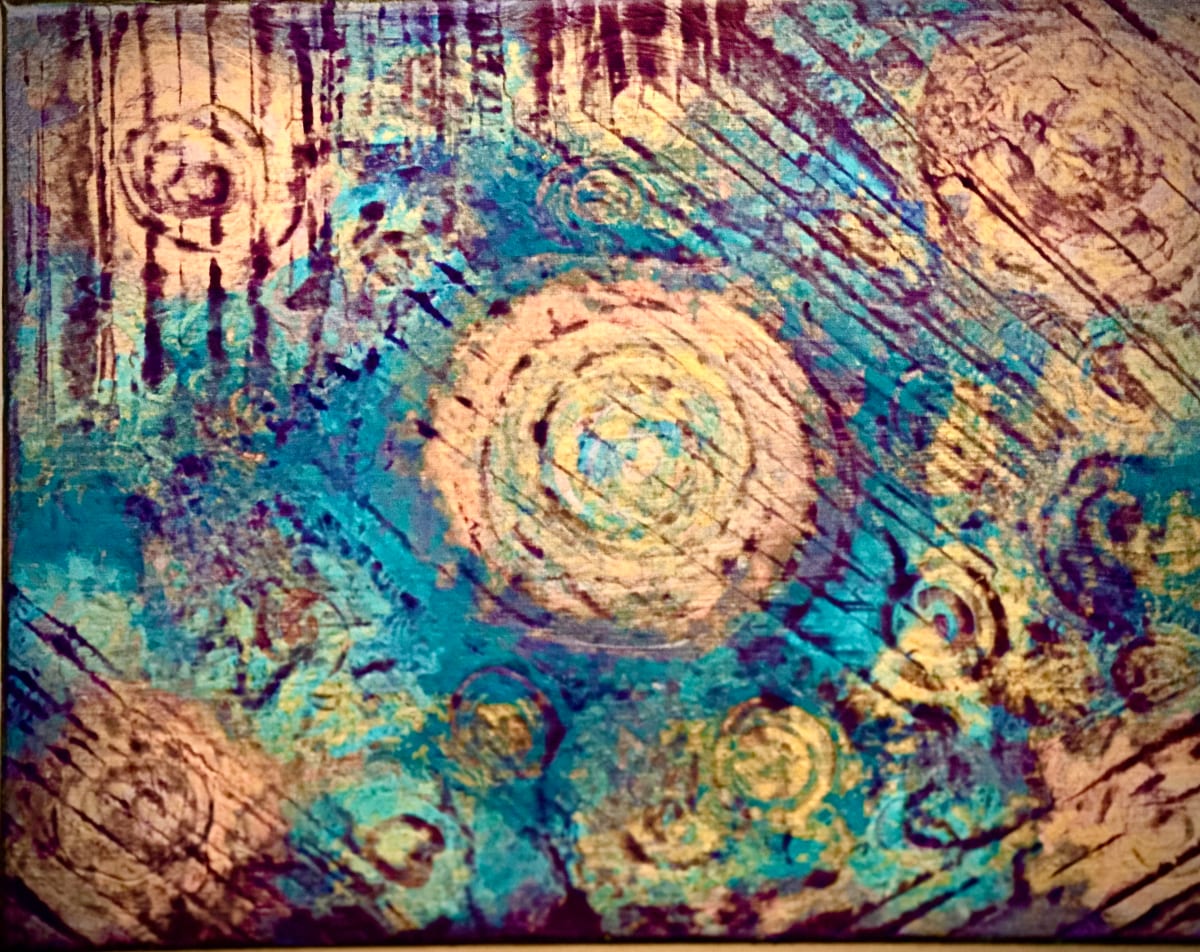 Blue Shimmer by artsyB studio 