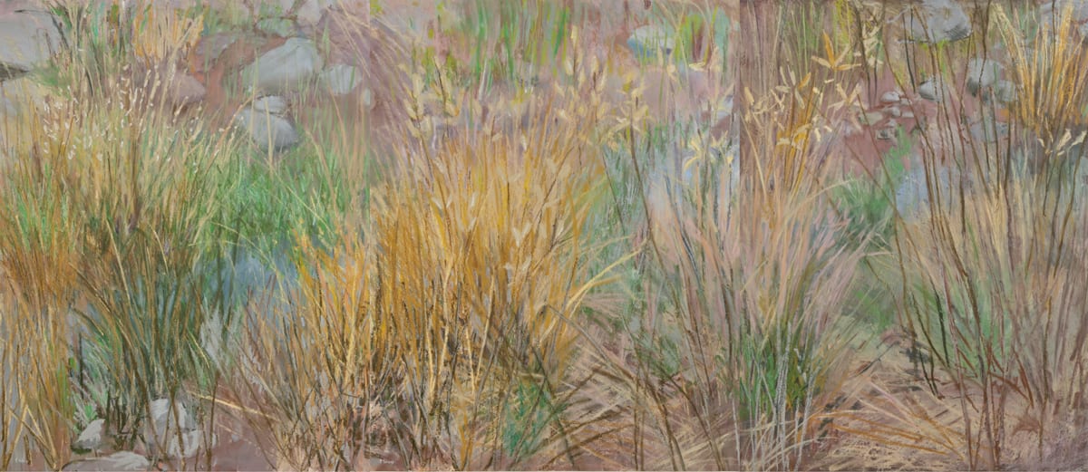 Prediger Field (Triptych) by Regina Silvers 