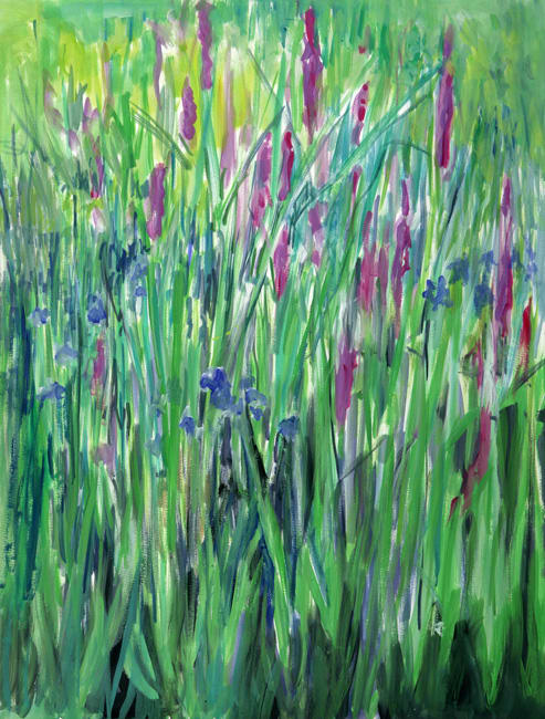 Field of Weeds by Regina Silvers 