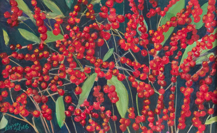 Winterberries by Regina Silvers 