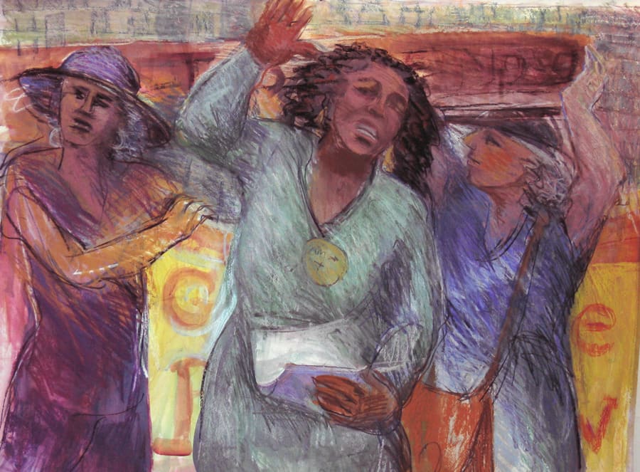 Peace Plank Rally by Regina Silvers 