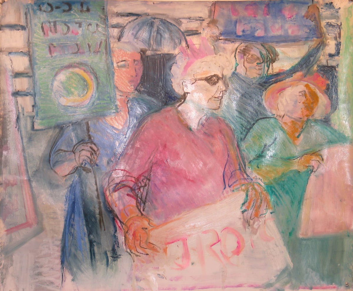Code Pink Granny 10 by Regina Silvers 