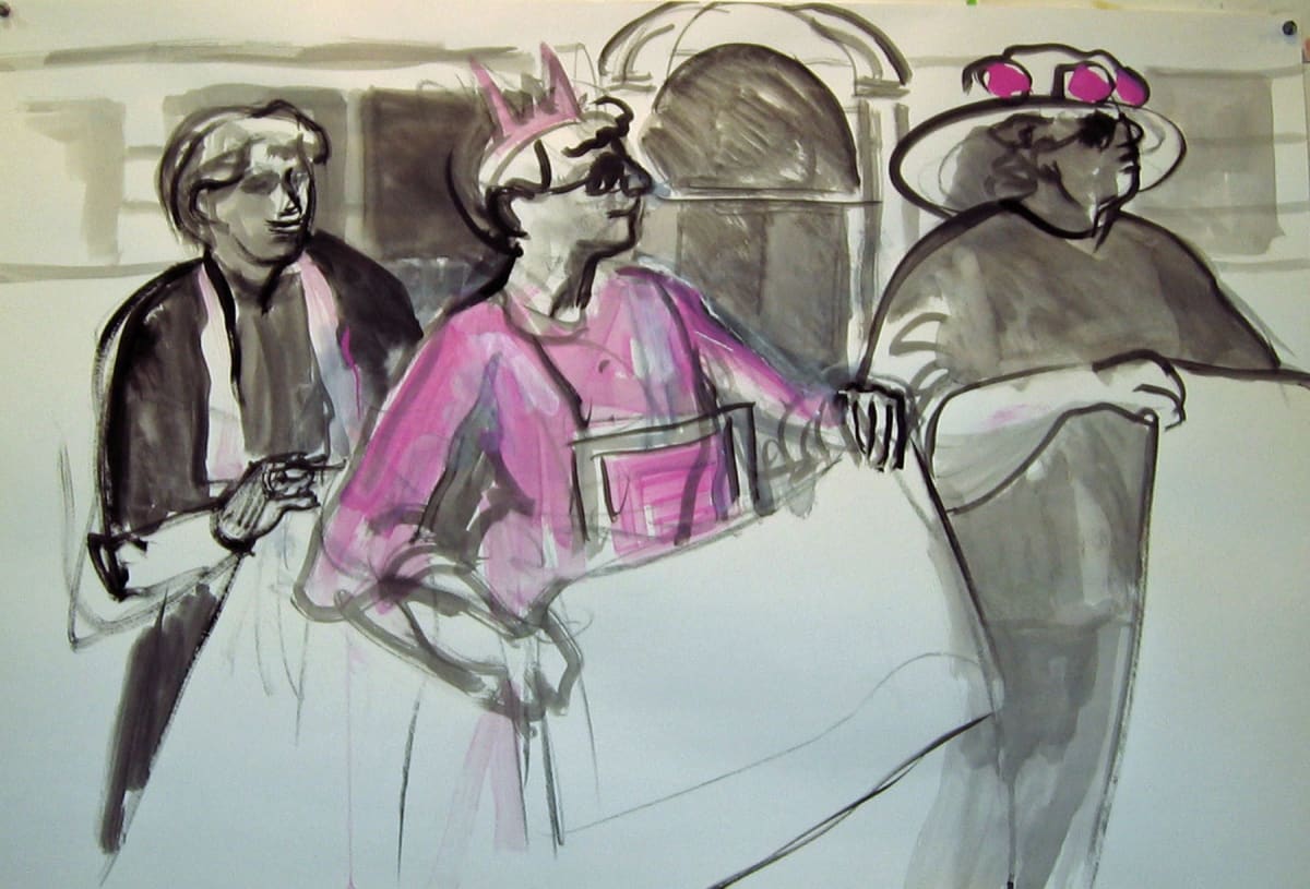 Code Pink Granny 11 by Regina Silvers, Image 6.