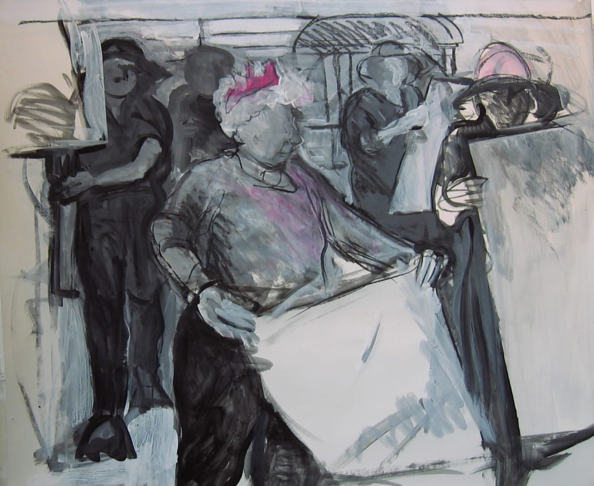 Code Pink Granny 12 by Regina Silvers, Image 1.